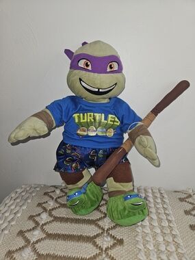 Teenage Mutant Ninja Turtles Build a Bear Nick Donatello TMNT BAB + Accessories